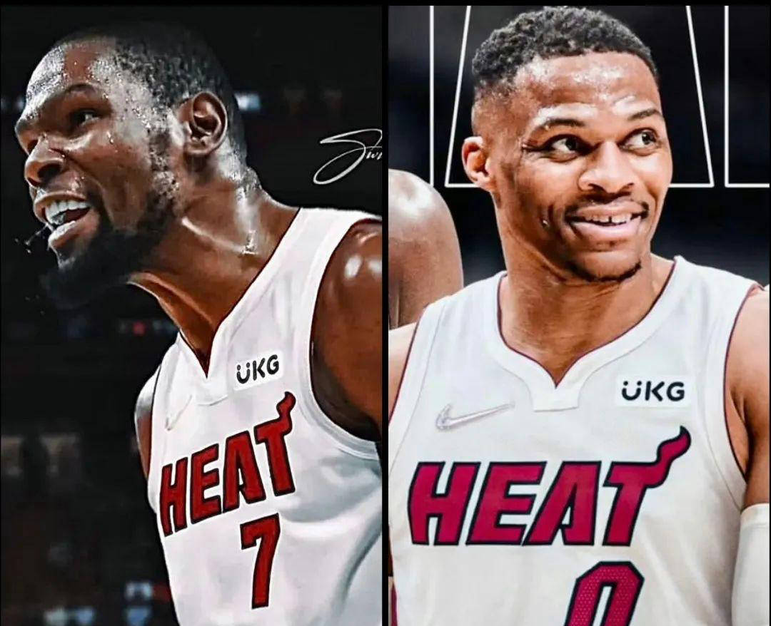 杜兰特与威少或将携手再度加盟迈阿密热火，共创新篇章！