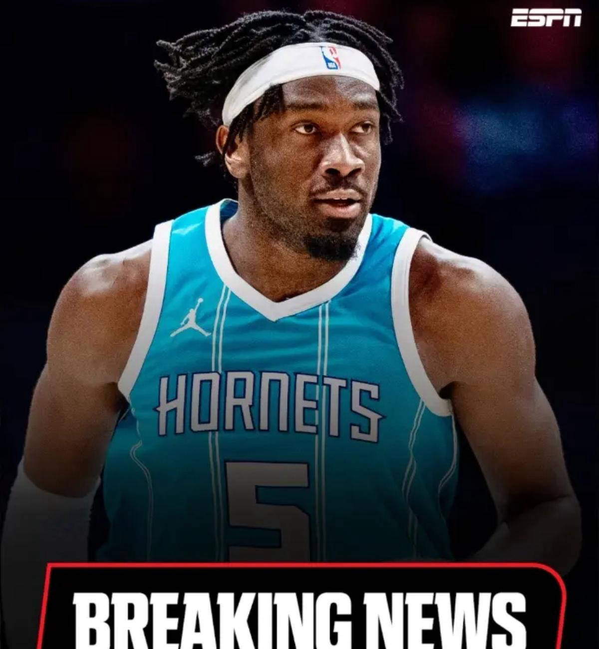 NBA交易达成!夏洛特黄蜂中锋被送至菲尼克斯太阳