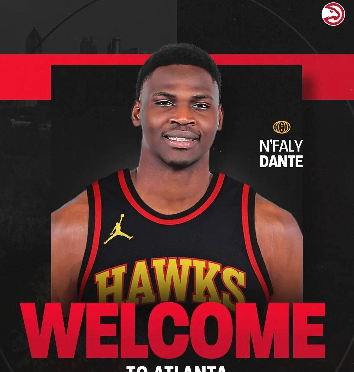 恩法利-当特正式加盟亚特兰大老鹰，创造NBA历史新篇章